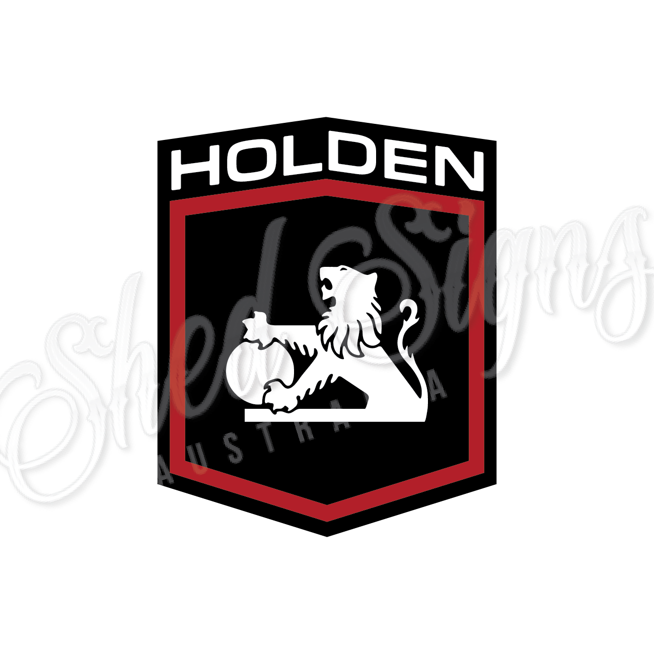 Holden HK Badge Logo - 3D Acrylic Laser Cut Sign.