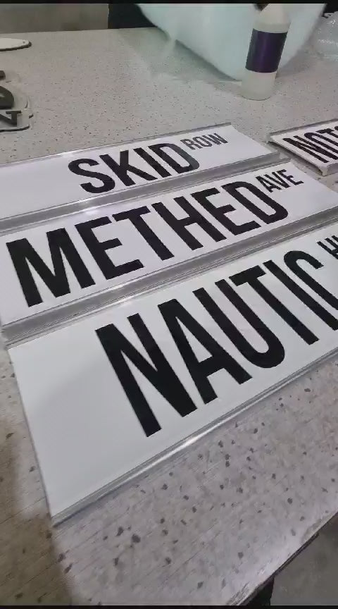 Personalised Aluminum Street Sign