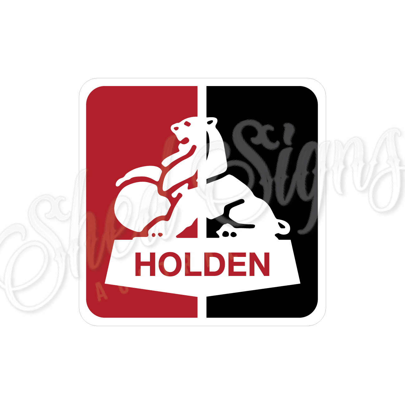 Holden Badge Design - 3D Acrylic Laser Cut Sign.