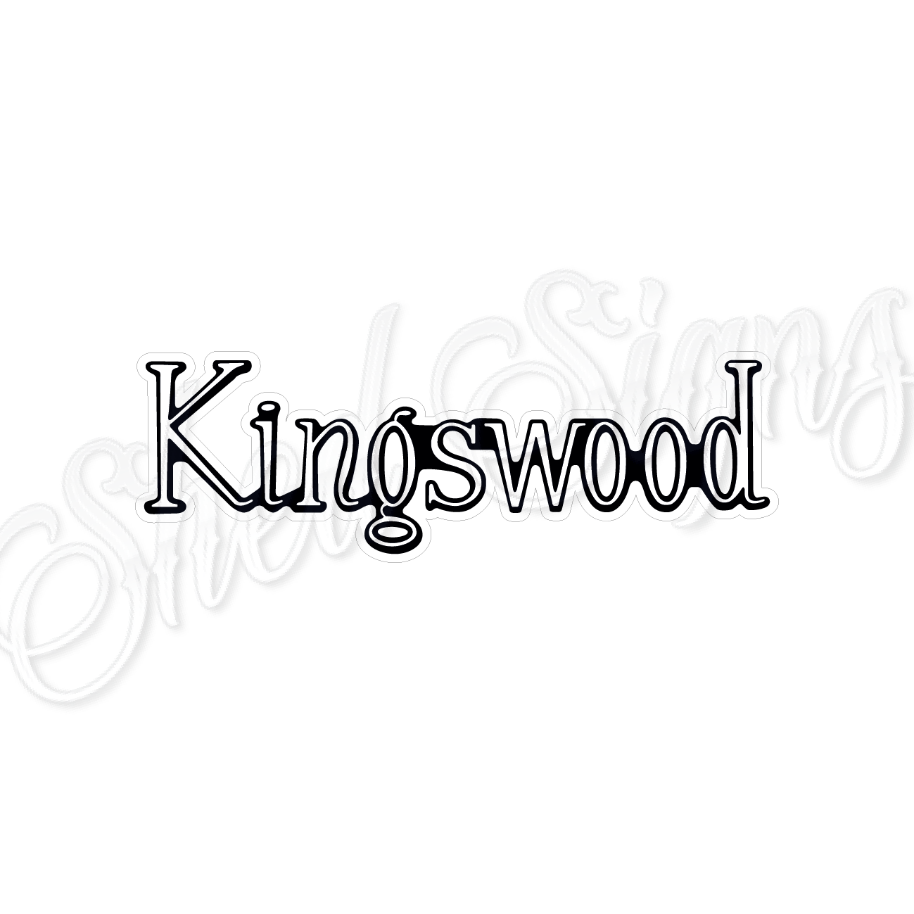 Holden HQ Kingswood Logo - 3D Acrylic Laser Cut Sign.