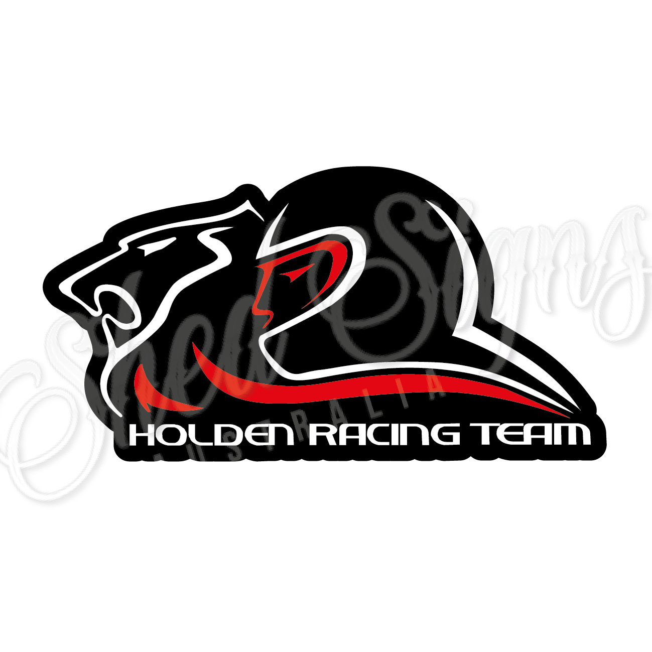 Holden Racing Team - 3D Acrylic Laser Cut Sign.