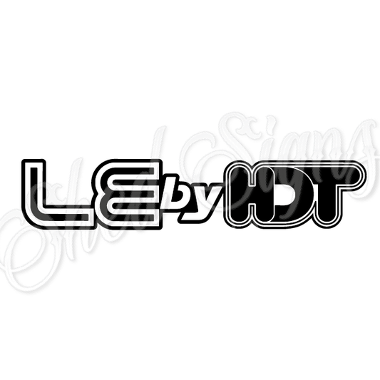 Le by HDT - 3D Acrylic Laser Cut Sign.