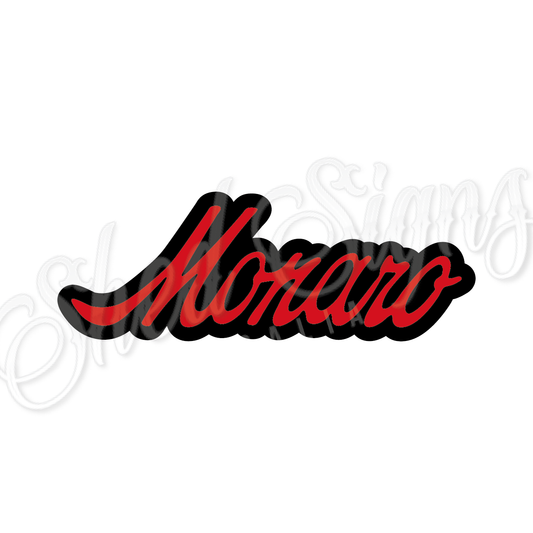 Monaro HQ Badge - 3D Acrylic Laser Cut Sign.