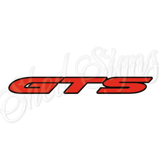 Late Model GTS- 3D Acrylic Laser Cut Sign.