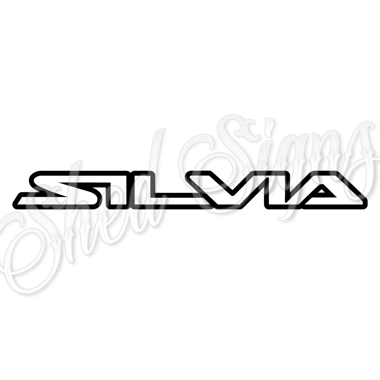 S13 Silvia - 3D Acrylic Laser Cut Sign.