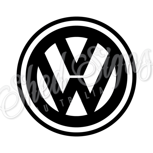 VW Logo - 3D Acrylic Laser Cut Sign.